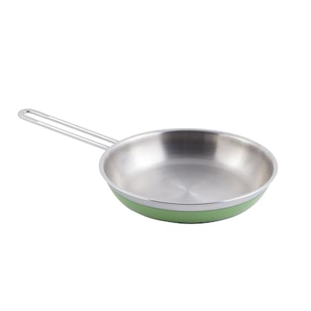 Bon Chef Classic Cntry French Col Saute Pan/Skillet-Long Hndle No Cov  10 1/8"X1 7/8"  1 Qt 20 Oz 60307LIME